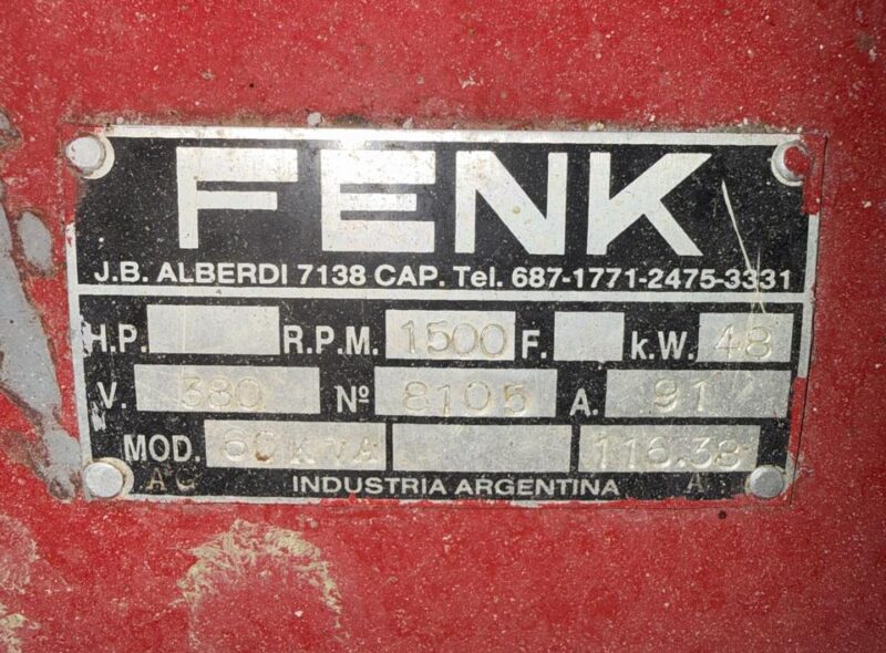 FABRICA DE TAPAS DE EMPANADAS POR RENOVACIÓN GRUPO ELECTRÓGENO MAQUINARIA CAMARAS DE FRÍO Y MÁS